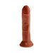 King Cock Plus 8 In. Triple Density Cock Brown - SexToy.com