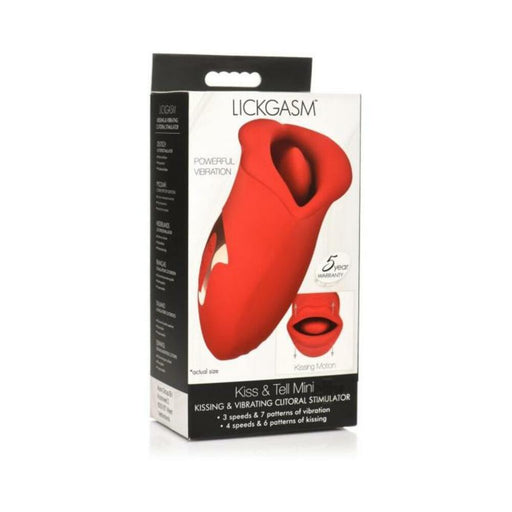 Kiss And Tell Mini Kissing And Vibrating Clitoral Stimulator - SexToy.com