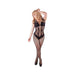 Kix'ies All In One Body Stocking Black Os - SexToy.com