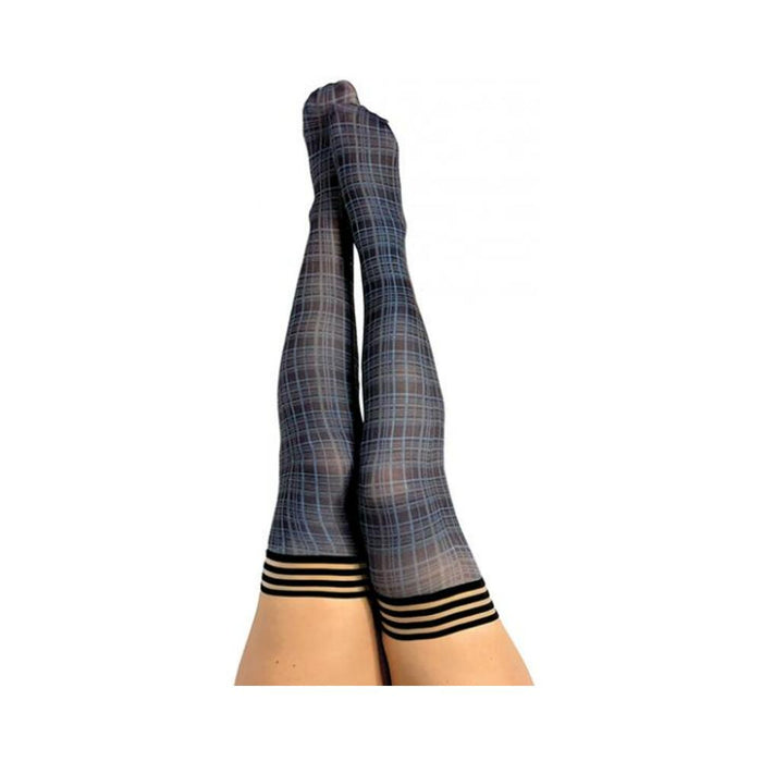 Kixies Debbie Navy Plaid - size D | SexToy.com