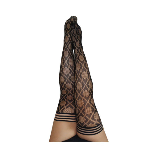 Kixies Elle Black Fishnet Diamond Size D | SexToy.com