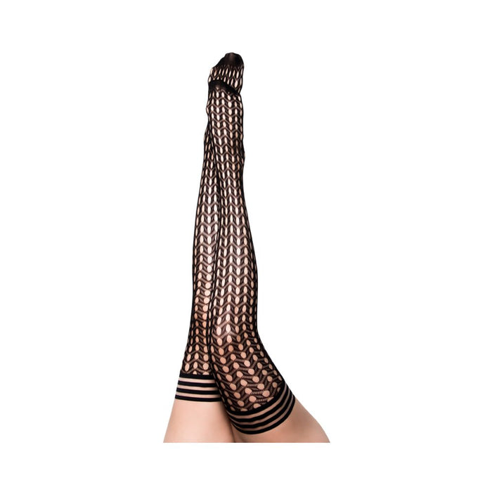 Kixies Mimi Black Fishnet Circles Size A | SexToy.com