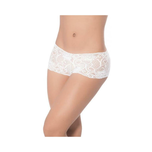 Lace Boyshort White Md - SexToy.com