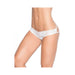 Lace Panty W/back Cage White Xl - SexToy.com