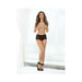 Lace Up Back Panty Black/red 2x/3x - SexToy.com