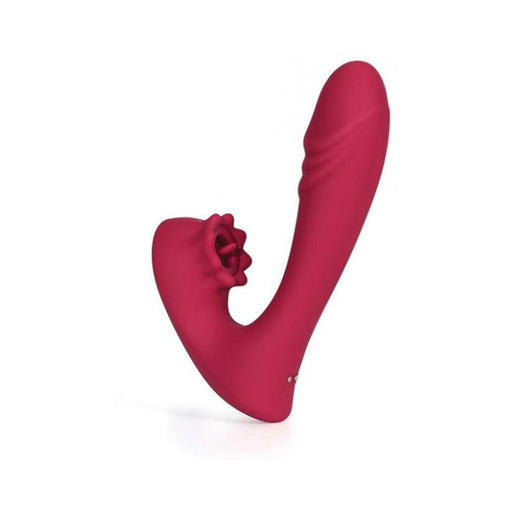 Lacy G-spot Vibrator W/tongue Licker - SexToy.com