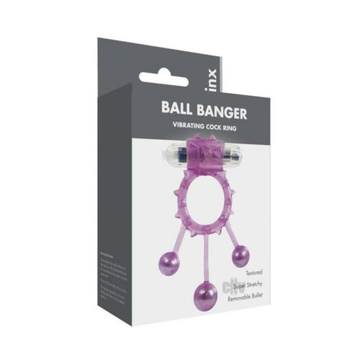 Linx Ball Banger Cock Rings Purple Os - SexToy.com