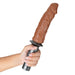 Lock On - Karbonite Dildo And Handle - Mocha - SexToy.com