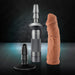 Lock On - Karbonite Dildo And Handle - Mocha - SexToy.com