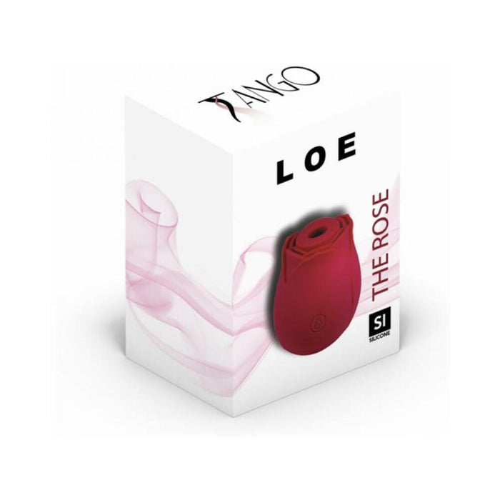 Loe The Rose Premium Suction Stimulator Red - SexToy.com