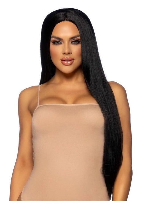 Long Straight 33 Cntr Part Wig O/s Blk - SexToy.com