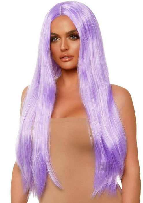 Long Straight Wig 33 Inch - Lavender - SexToy.com