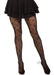 Love Struck Heart Net Tights Os Blk - SexToy.com