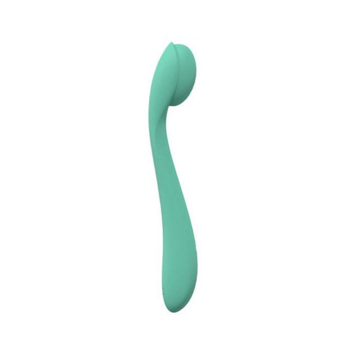 Loveline Juicy 10 Speed Flexible Vibe Sealed Silicone Rechargeable Submersible Green - SexToy.com