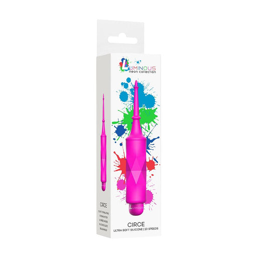 Luminous Circe Abs Bullet With Silicone Sleeve 10-Speeds Fuchsia - SexToy.com