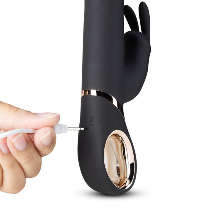 Lush Victoria Rabbit Vibrator Black - SexToy.com