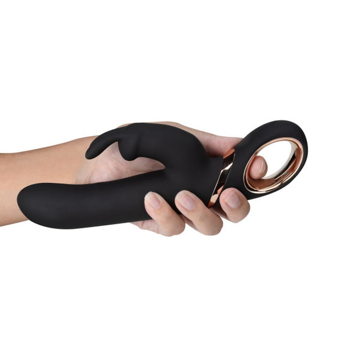 Lush Victoria Rabbit Vibrator Black - SexToy.com