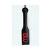 Lust Pu Leather Mp Paddle - Black - SexToy.com