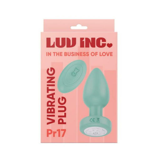 Luv Inc Pr17: Vibrating Plug With Remote Green - SexToy.com