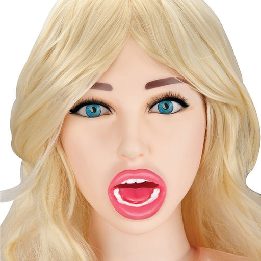 Luvdollz Remote-controlled Life-size Blonde Blow-up Blowjob Doll - SexToy.com