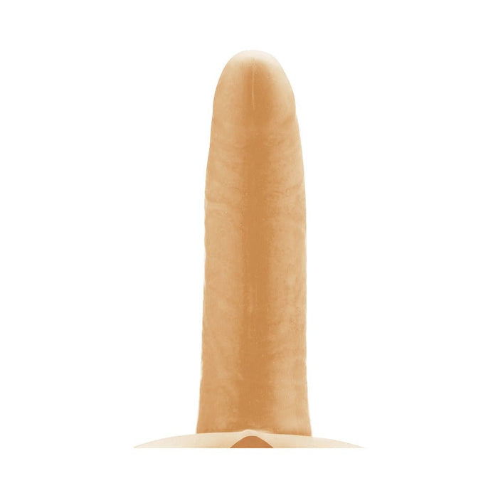 Lux Fetish The Original Facilitator Chin Strap-on - Cream - SexToy.com