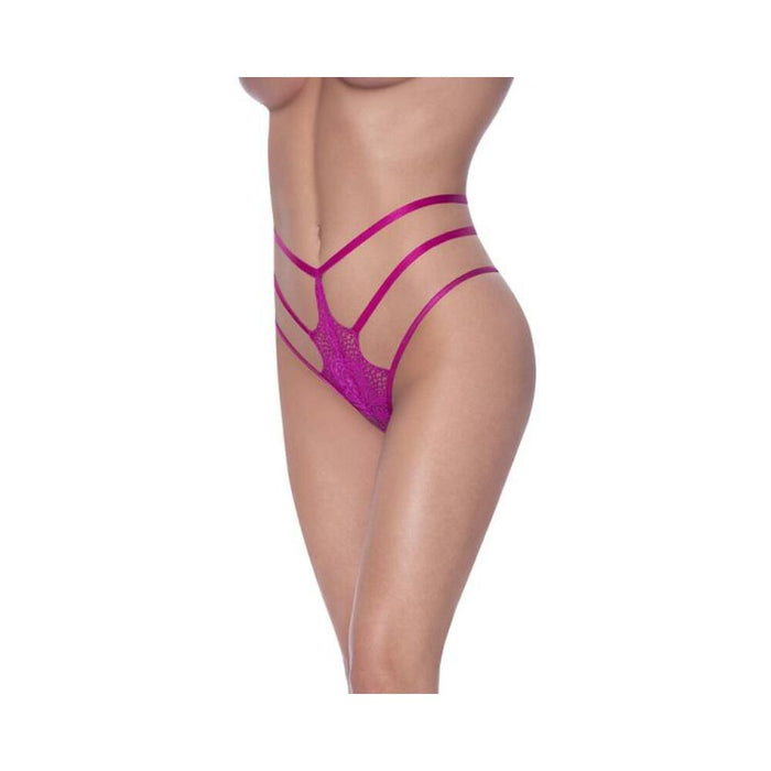 Magic Silk Berrylicious Strappy Panty Raspberry S/m | SexToy.com