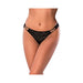 Magic Silk Glitz & Glam Tanga Black L/xl - SexToy.com