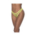 Magic Silk Love Star High Leg High Waist Micro Tanga Neon Chartreuse S/m | SexToy.com