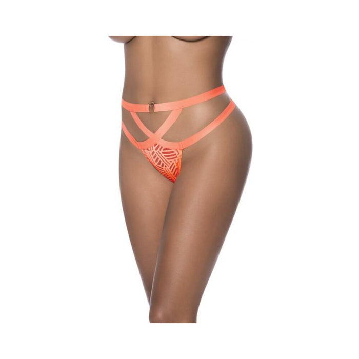 Magic Silk Rude Awakening Cheeky Panty Neon Orange L/xl | SexToy.com