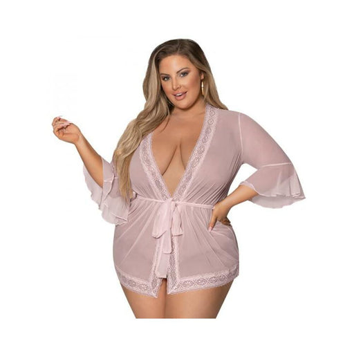 Magic Silk Seabreeze Robe With Lace Trim | SexToy.com