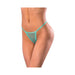 Magic Silk Soft Petals Lace Thong Aqua L/xl - SexToy.com