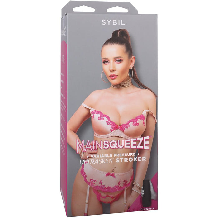 Main Squeeze Sybil Ultraskyn Stroker Pussy Vanilla - SexToy.com