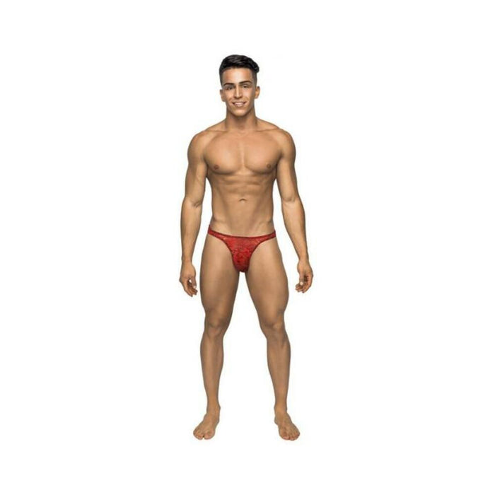 Male Power Bong Thong Red L/XL - SexToy.com