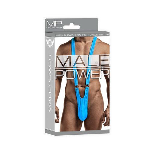 Male Power Euro Male Spandex Sling Rings Turq Sm | SexToy.com