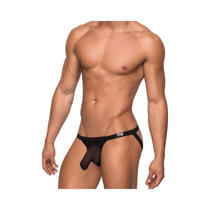 Male Power Hoser Hose Jock Black Sm | SexToy.com