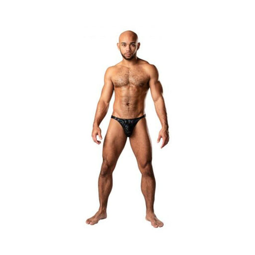 Male Power Kaleidickscope Bong Thong Black S/m - SexToy.com