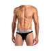 Male Power Modal Basics Lo Rise Thong Black S/m | SexToy.com