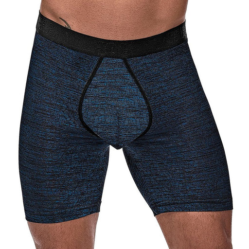 Male Power Peak Performance Long Short-Blue Large - SexToy.com