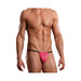 Male Power Posing Strap Neon Lace Hot Pink O/S - SexToy.com