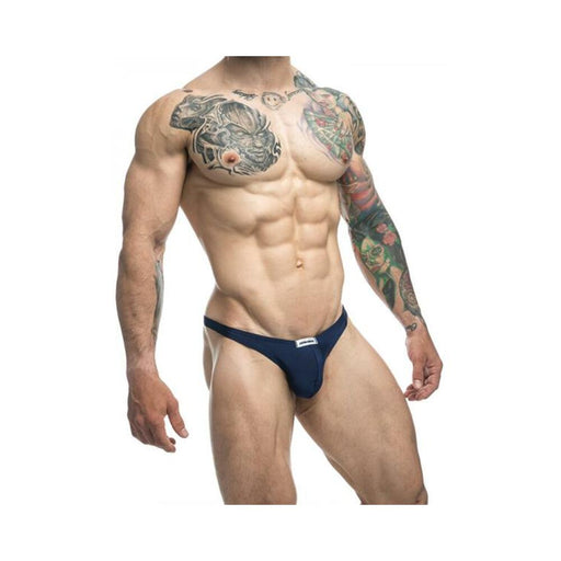 Malebasics Justin + Simon Classic Tanga Navy L | SexToy.com