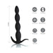 Mason Silicone Anal Plug Remote Control Black - SexToy.com