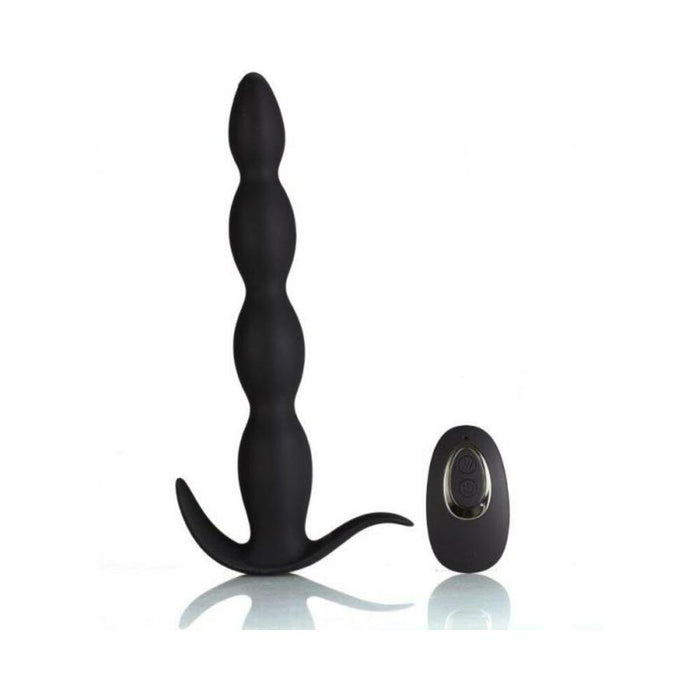 Mason Silicone Anal Plug Remote Control Black - SexToy.com