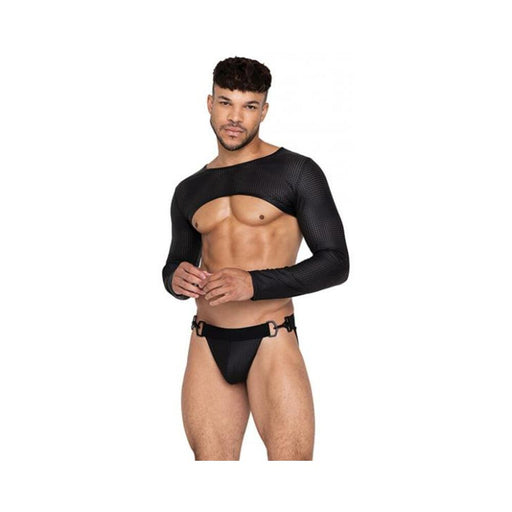 Master Crop Top Black Sm - SexToy.com