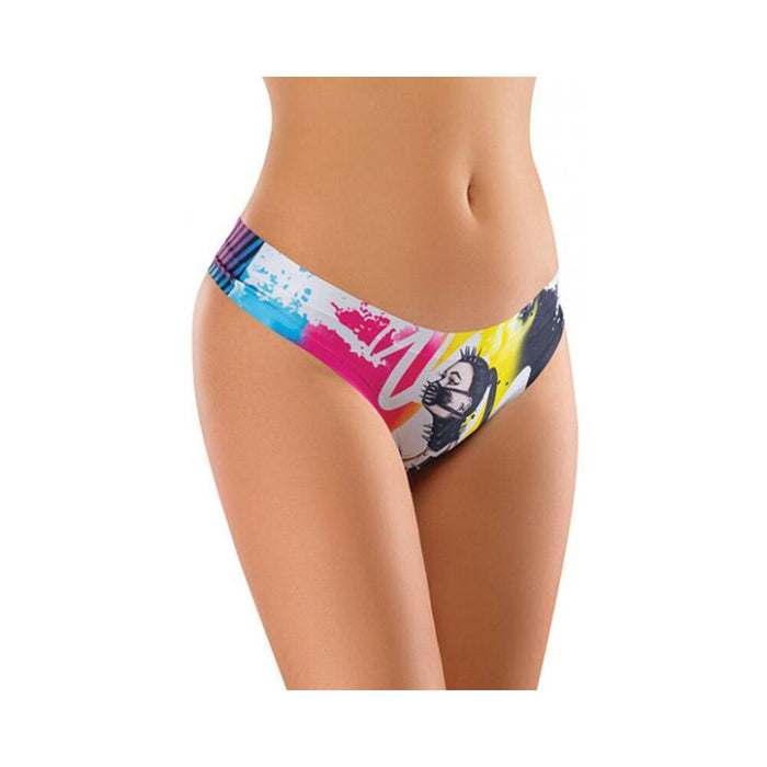 Mememe Cabal Margot Printed Thong Md - SexToy.com