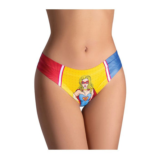 =mememe Comics Wonder Girl Printed Thong Sm - SexToy.com