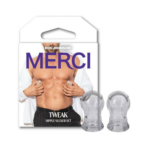 Merci Tweak Nipple Sucker Set Clear - SexToy.com