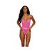 Mesh Underwire Teddy Hot Pink Lg - SexToy.com