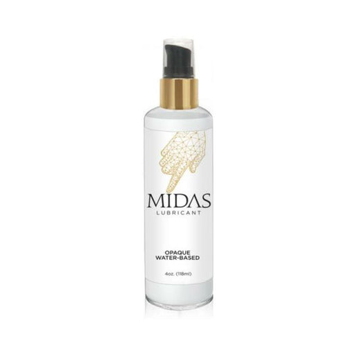 Midas Opaque Water-based Lubricant 4 Oz. - SexToy.com