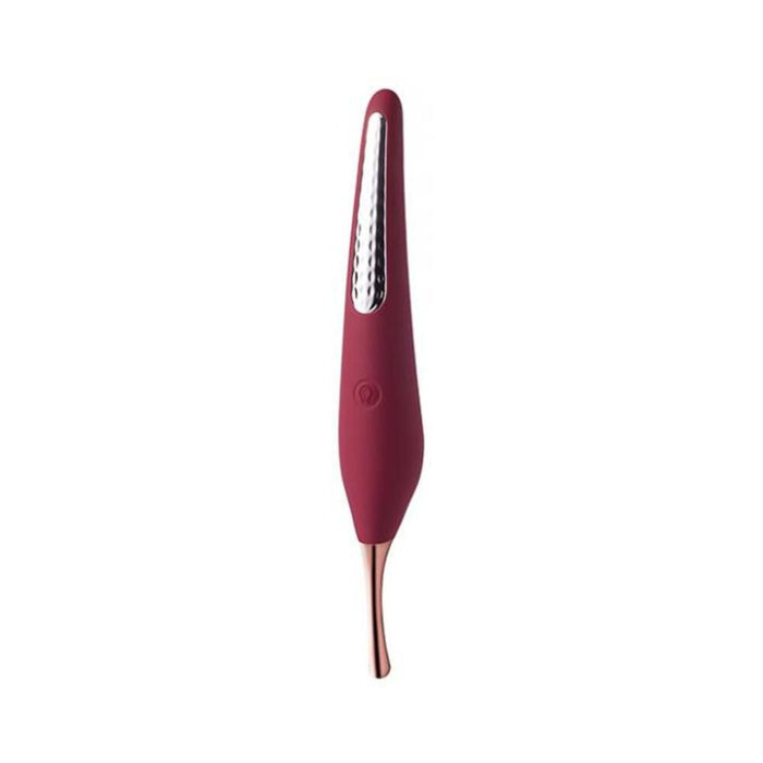 Ms. Honey Pinpoint Clit Vibrator & Nipple Stimulator - Red Wine - SexToy.com