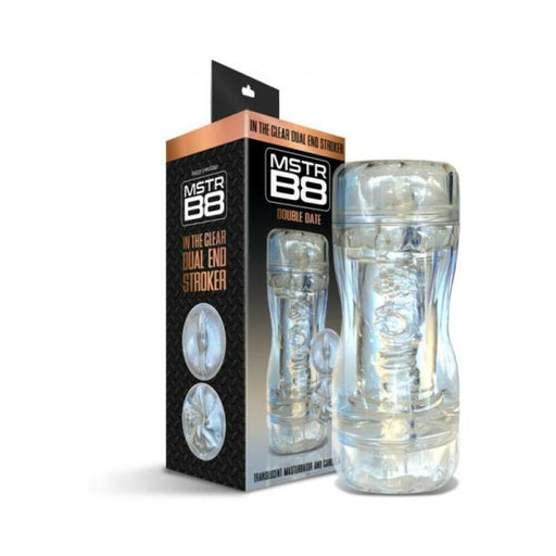 Mstr B8 In The Clear Double Date Dual End Stroker - SexToy.com